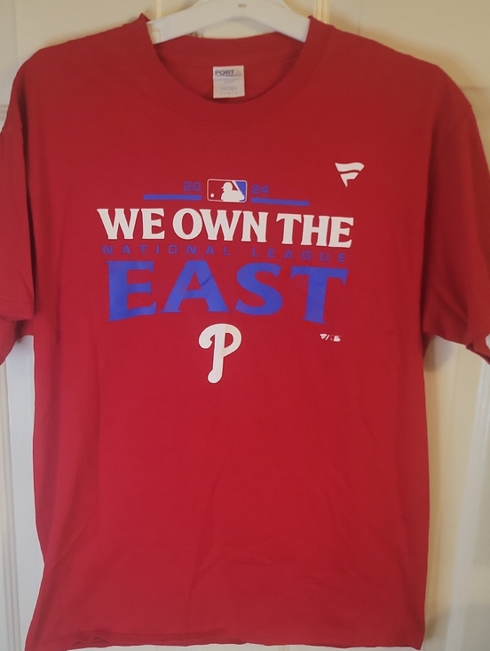 MLB Other - MLB Philadelphia Phillies Red Graphic 'We Own The East' Tee